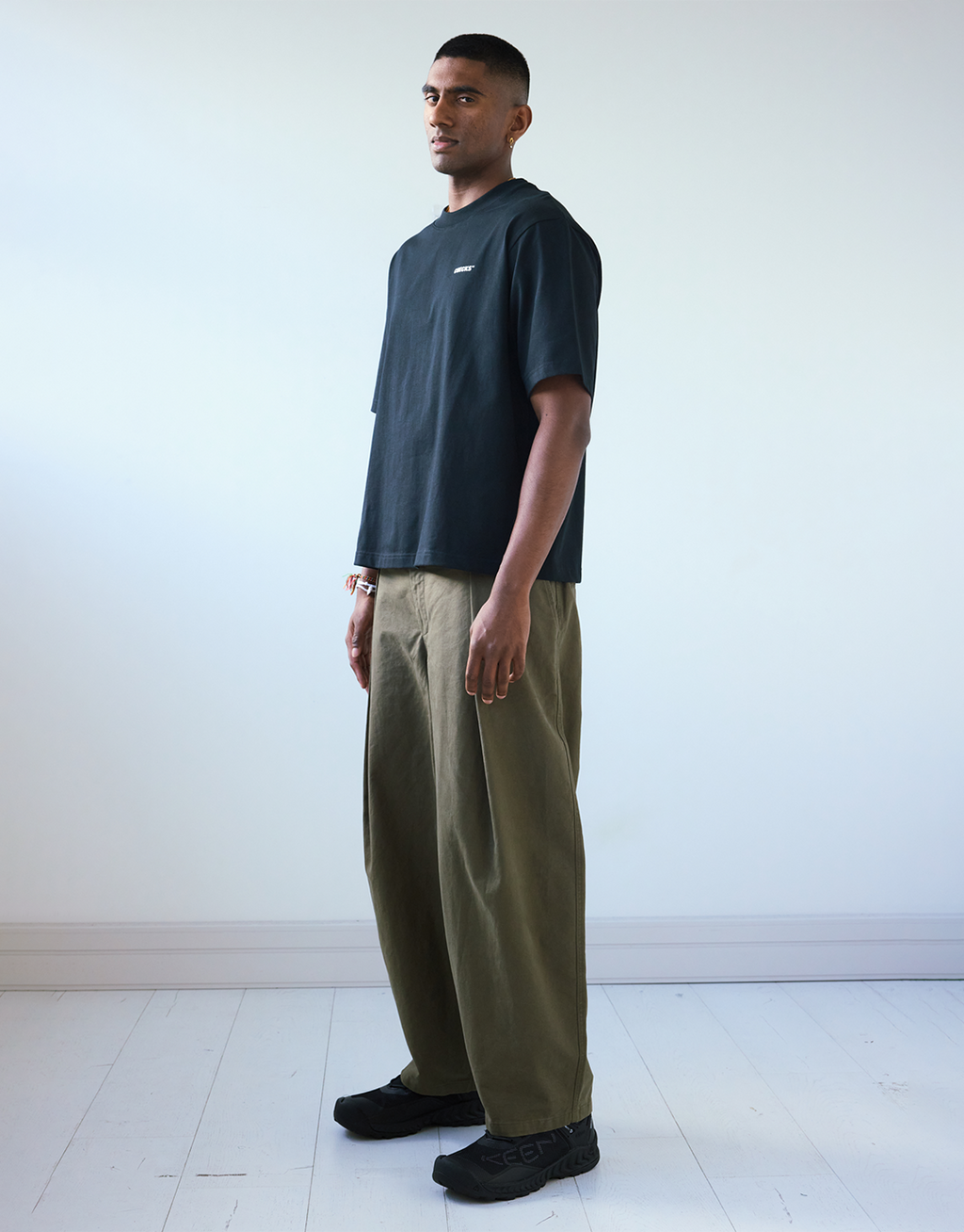 Hakama Pleated Pants - Olive