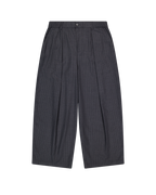 Hakama Pants Wool - Charcoal Stripe - Checks Downtown