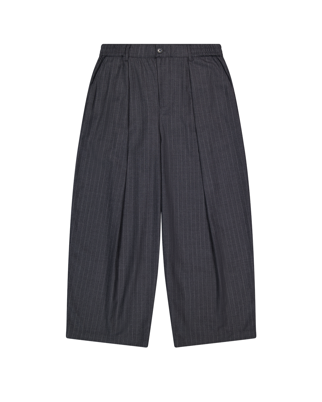 Hakama Pants Wool - Charcoal Stripe - Checks Downtown