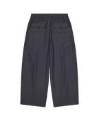 Hakama Pants Wool - Charcoal Stripe - Checks Downtown