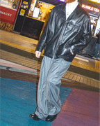 Hakama Pants Wool - Charcoal Stripe - Checks Downtown