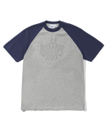 Harvest Raglan T-Shirt - Navy/Heather - Butter Goods