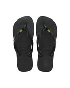 Brazil Flag Jandals - Black - Havaianas