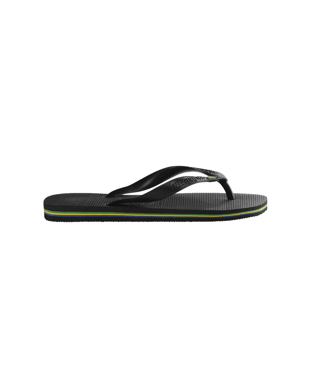 Brazil Flag Jandals - Black - Havaianas