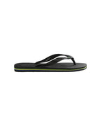 Brazil Flag Jandals - Black - Havaianas