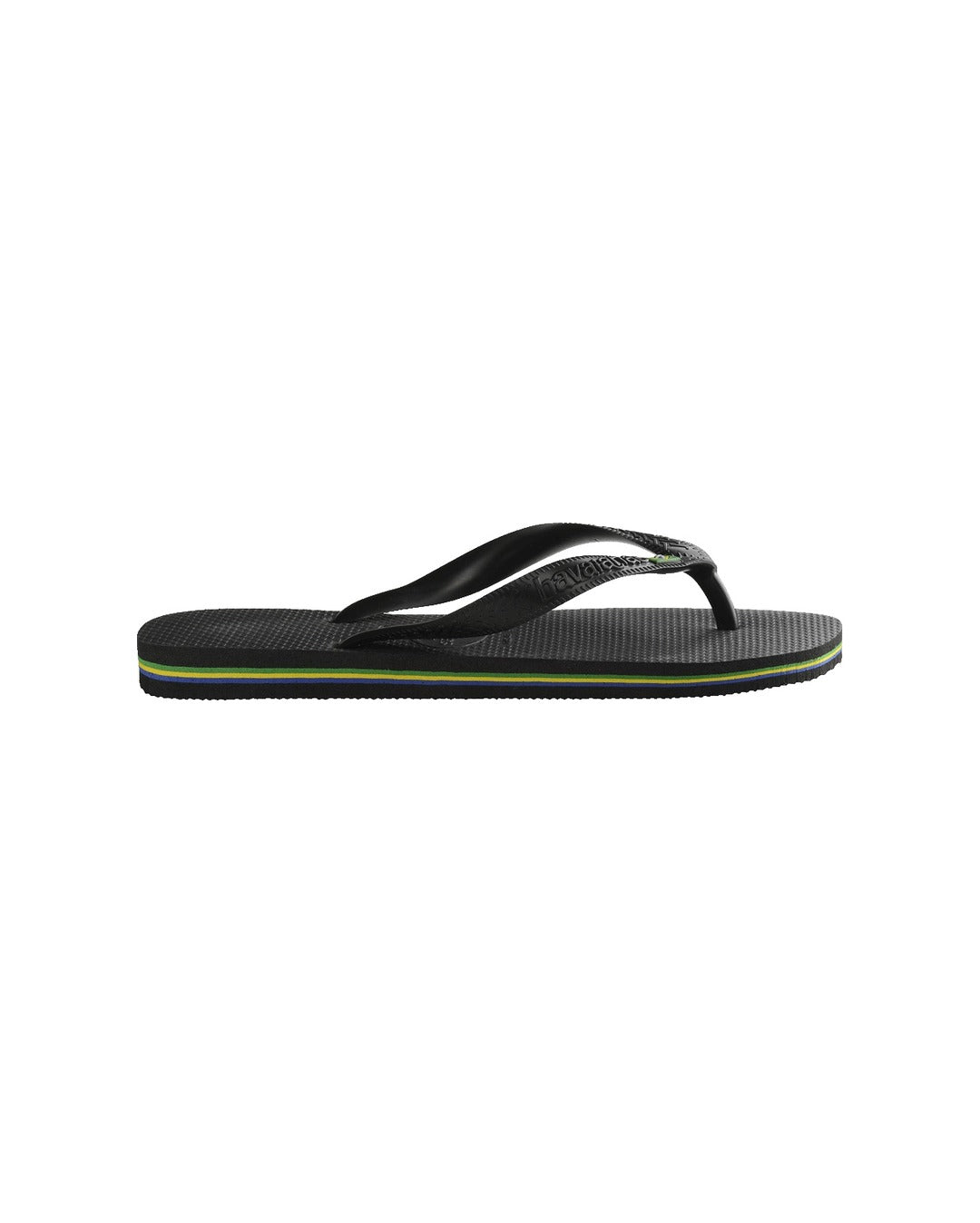 Brazil Flag Jandals - Black - Havaianas