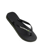 Brazil Logo Jandals - Black - Havaianas