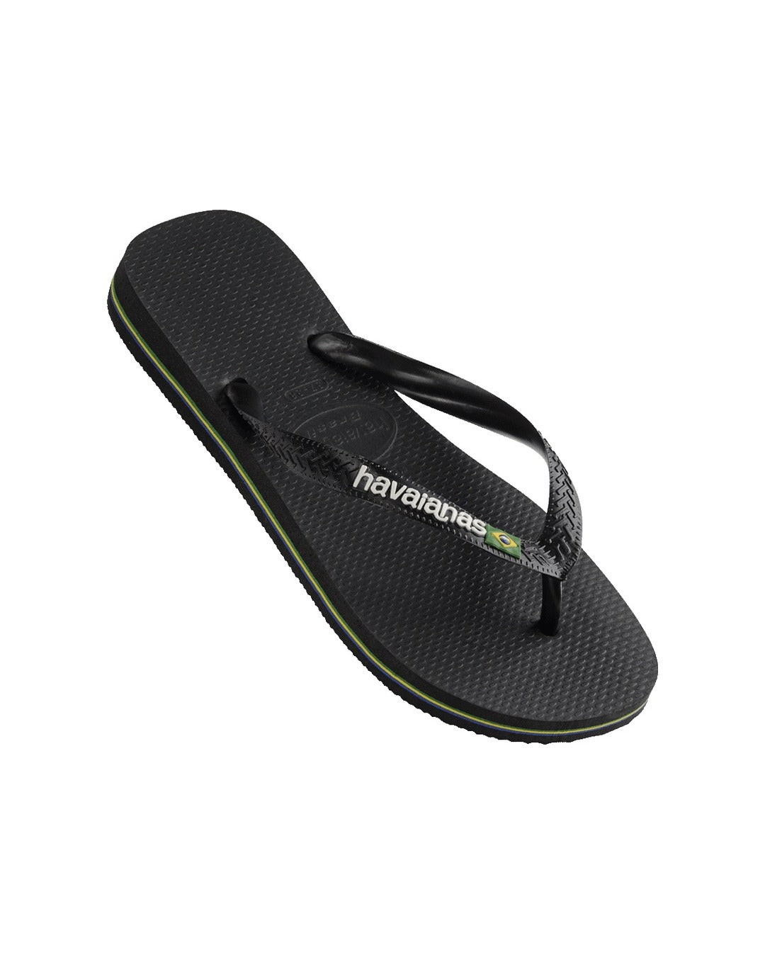 Brazil Logo Jandals - Black - Havaianas