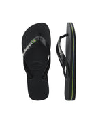 Brazil Logo Jandals - Black - Havaianas