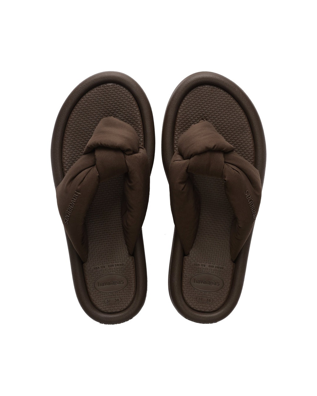 Over Puffed Jandals - Brown - Havaianas