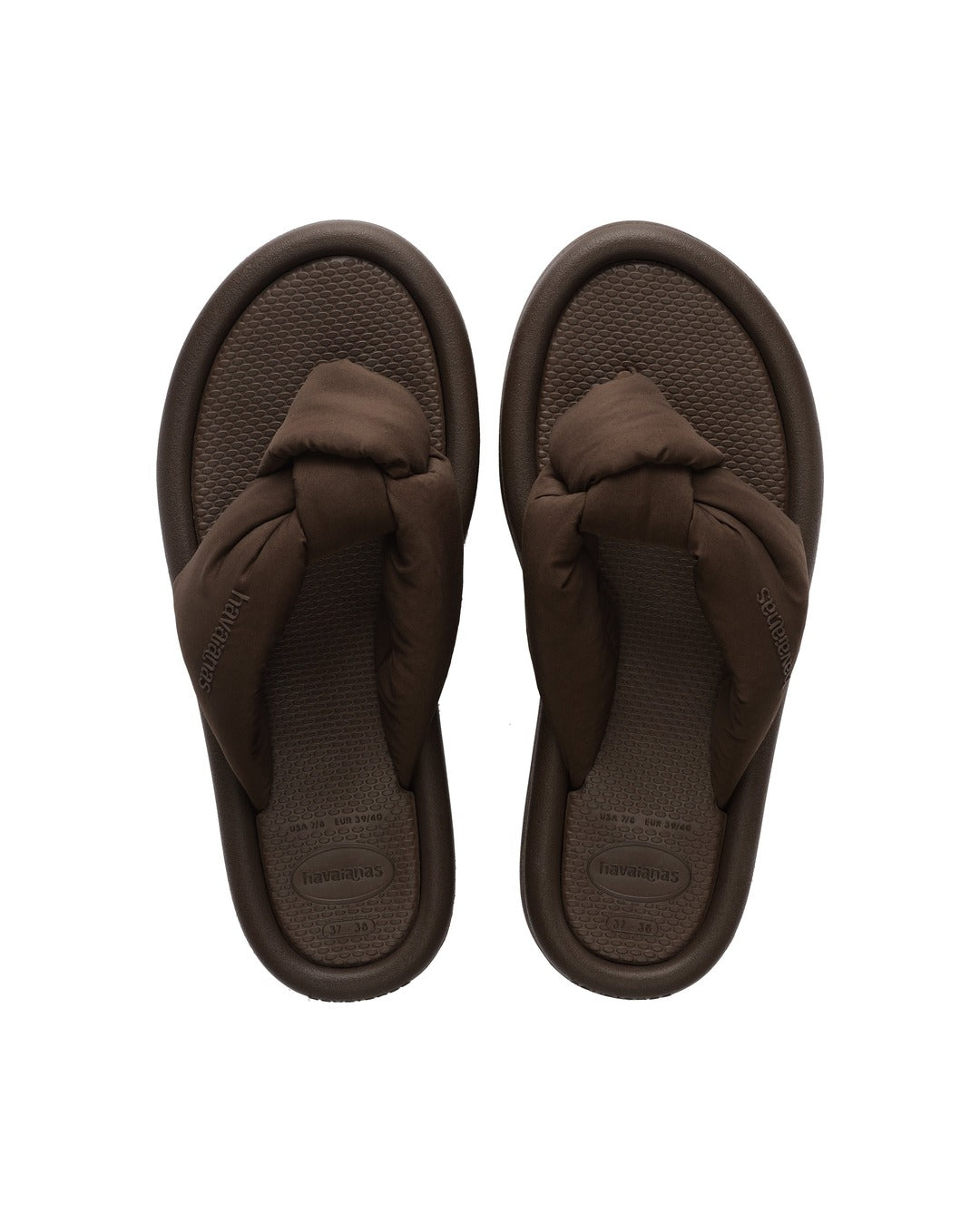 Over Puffed Jandals - Brown - Havaianas