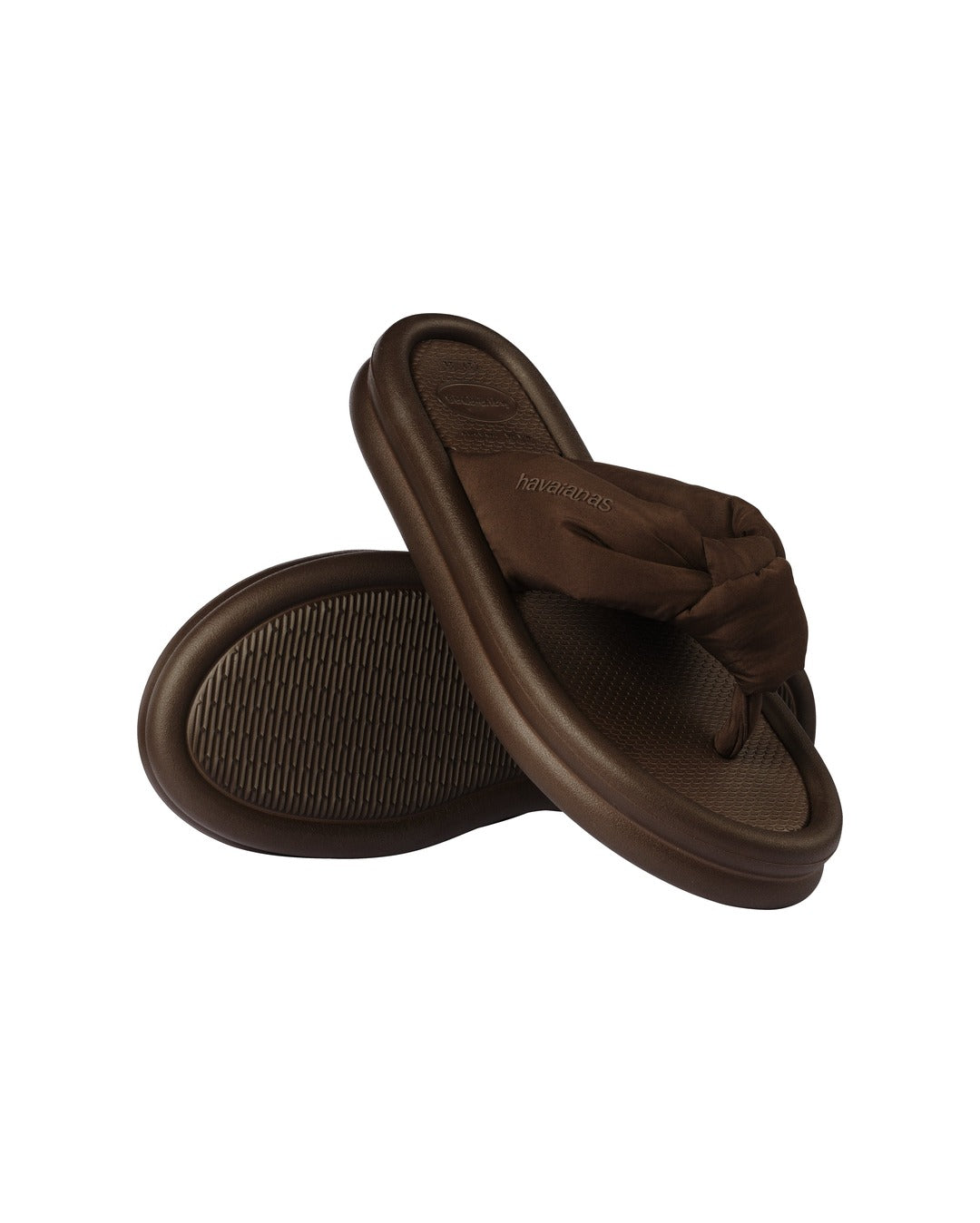 Over Puffed Jandals - Brown - Havaianas