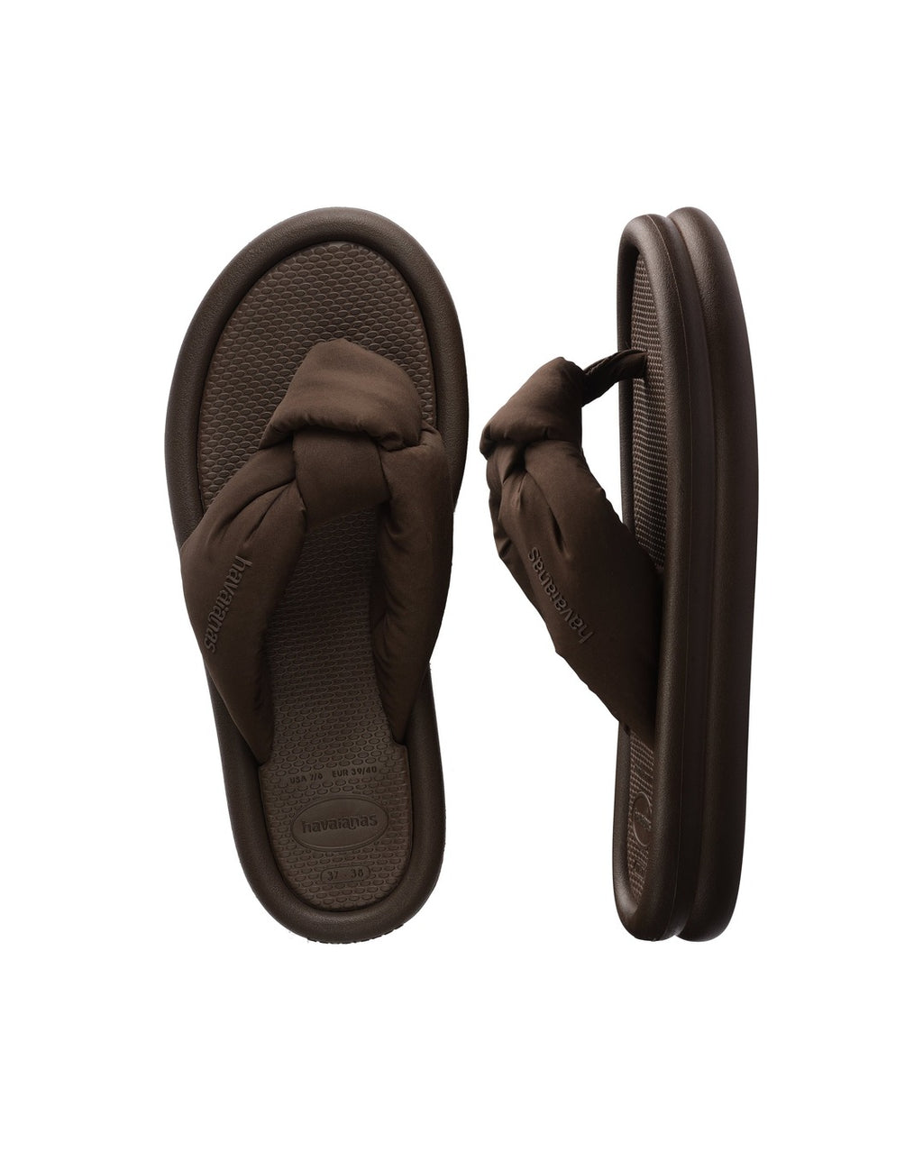 Over Puffed Jandals - Brown - Havaianas