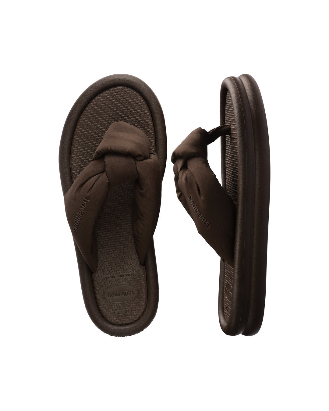 Over Puffed Jandals - Brown - Havaianas