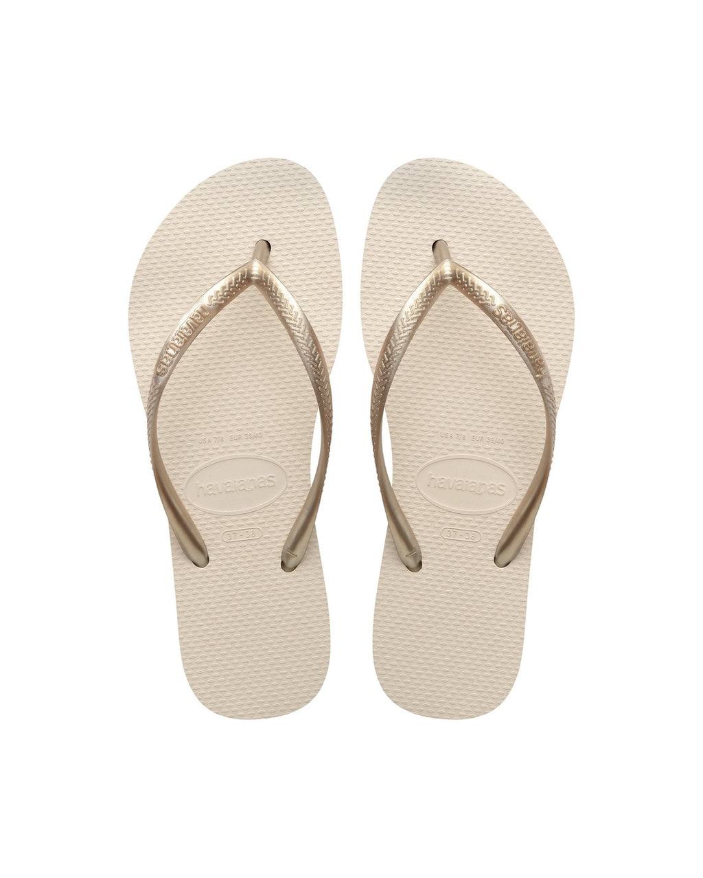 Slim Flatform Jandals - Beige - Havaianas