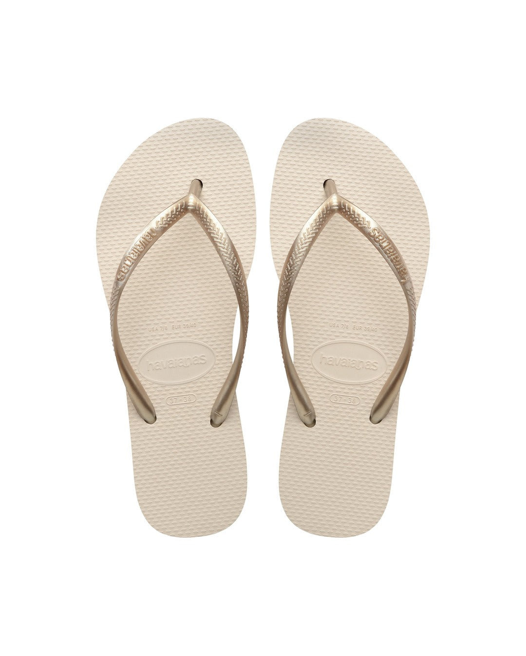 Slim Flatform Jandals - Beige - Havaianas