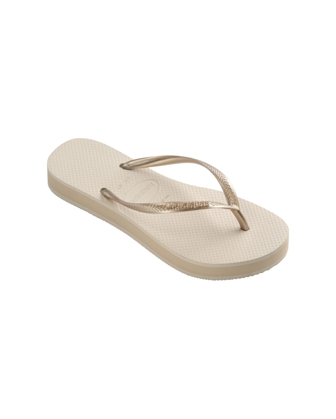 Slim Flatform Jandals - Beige - Havaianas