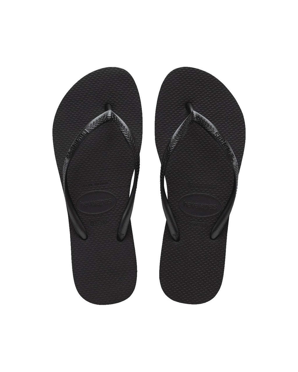 Slim Flatform Jandals - Black - Havaianas