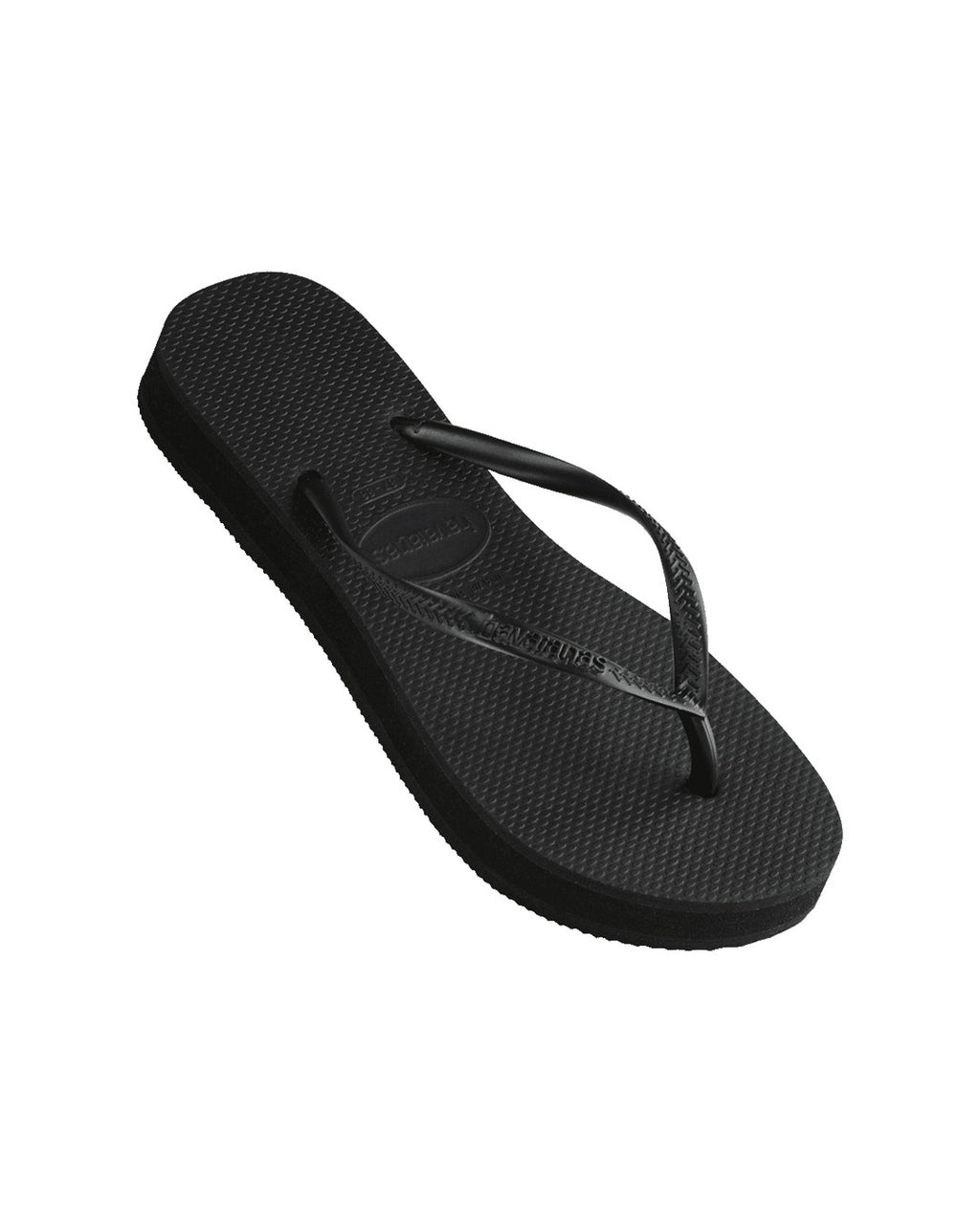 Slim Flatform Jandals - Black - Havaianas