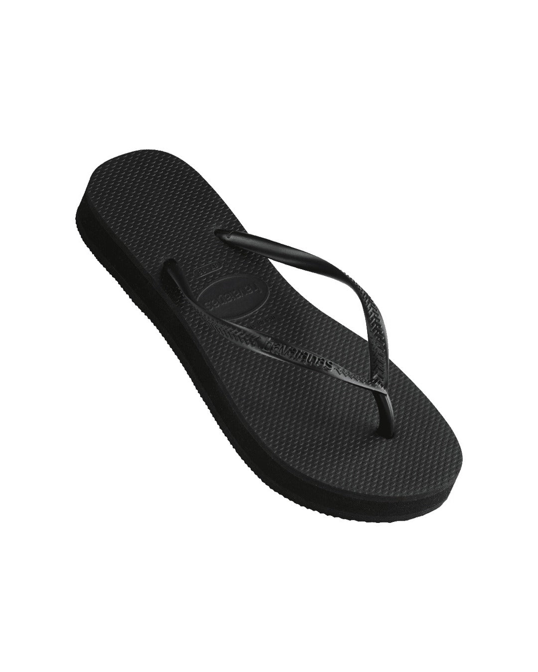 Slim Flatform Jandals - Black - Havaianas