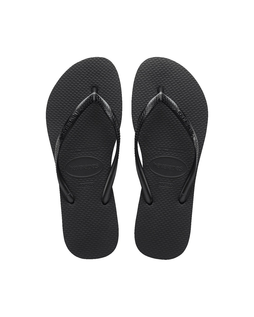 Slim Jandals - Black - Havaianas