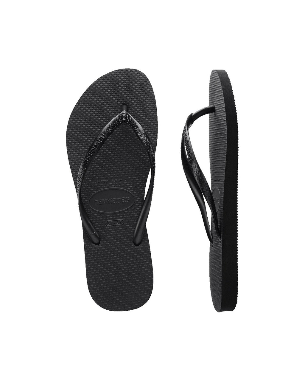 Slim Jandals - Black - Havaianas