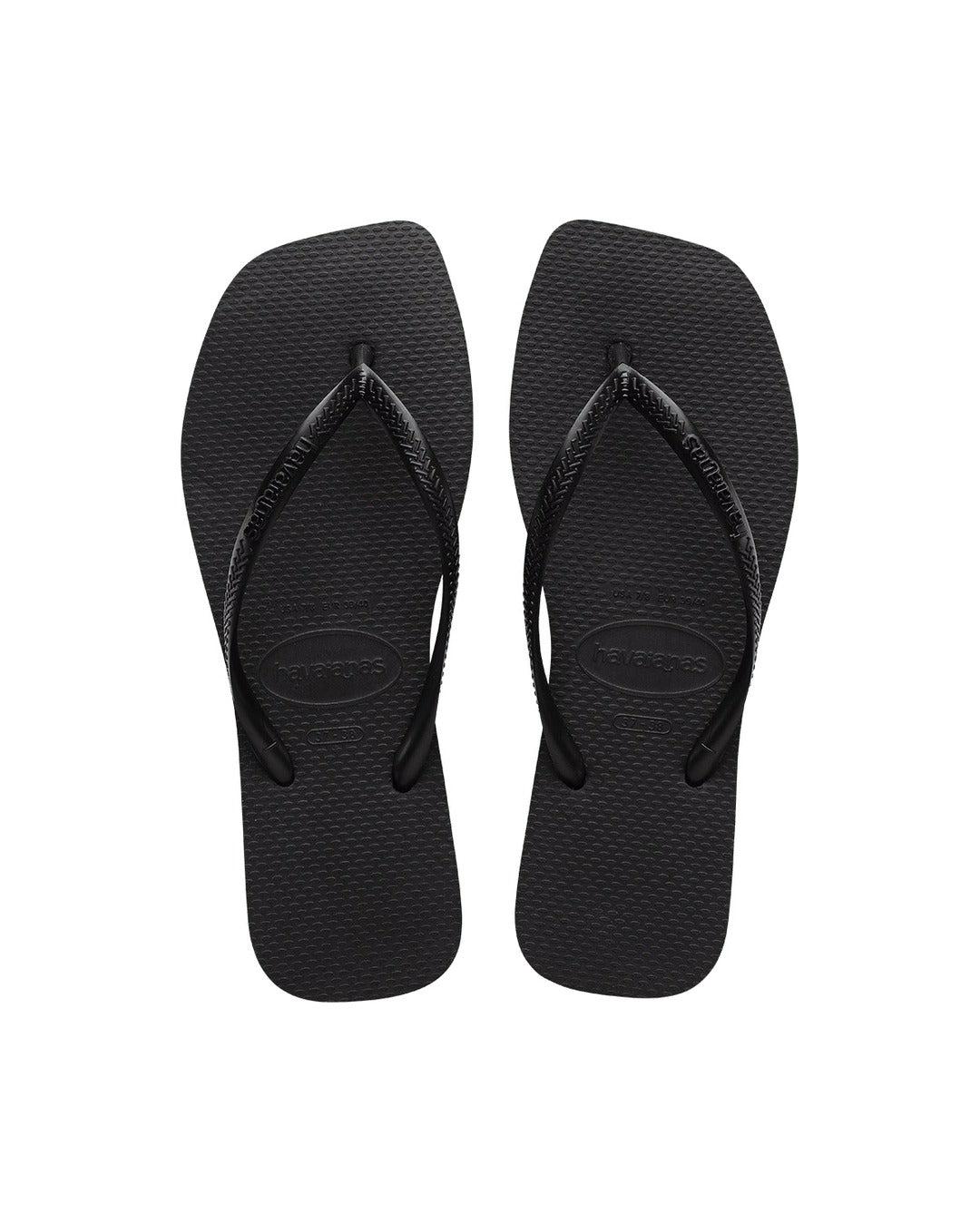 Slim Square Jandals - Black - Havaianas