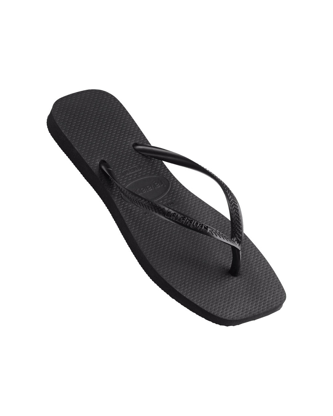 Slim Square Jandals - Black - Havaianas