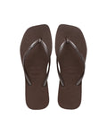 Slim Square Jandals - Dark Brown - Havaianas