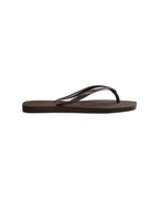 Slim Square Jandals - Dark Brown - Havaianas