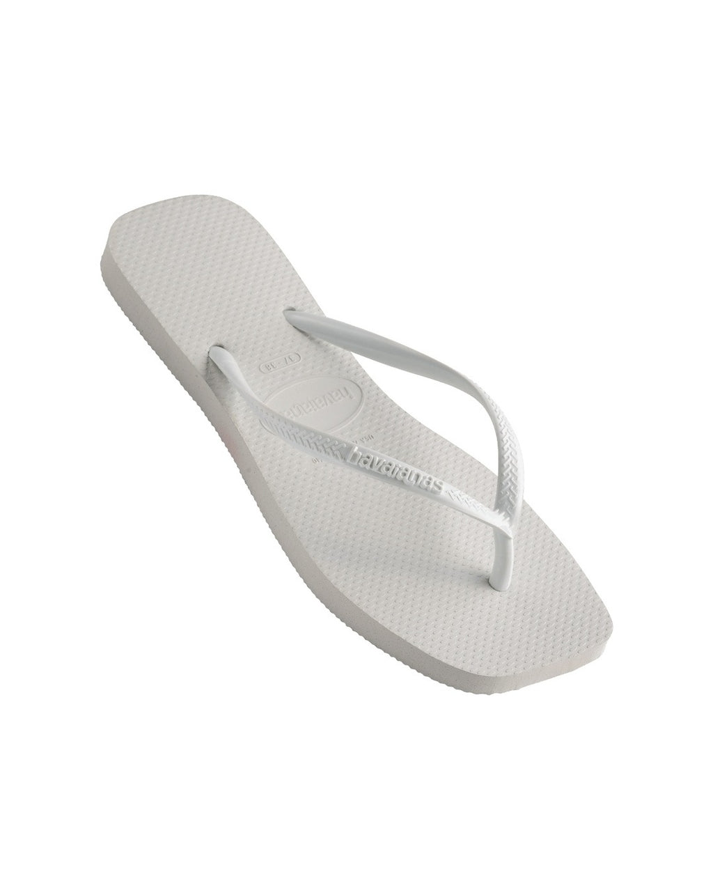 Slim Square Jandals - White - Havaianas