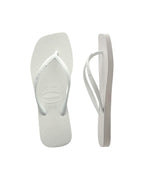 Slim Square Jandals - White - Havaianas