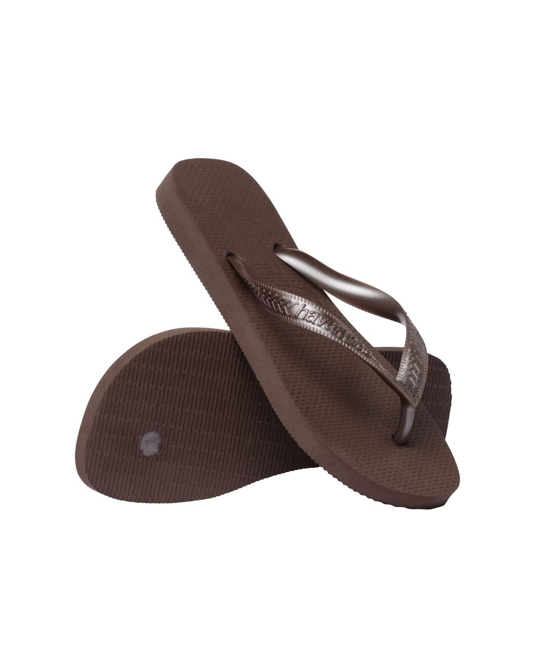 Top Tiras Jandals - Dark Brown - Havaianas