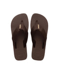 Urban Basic Fabric Jandals - Brown - Havaianas
