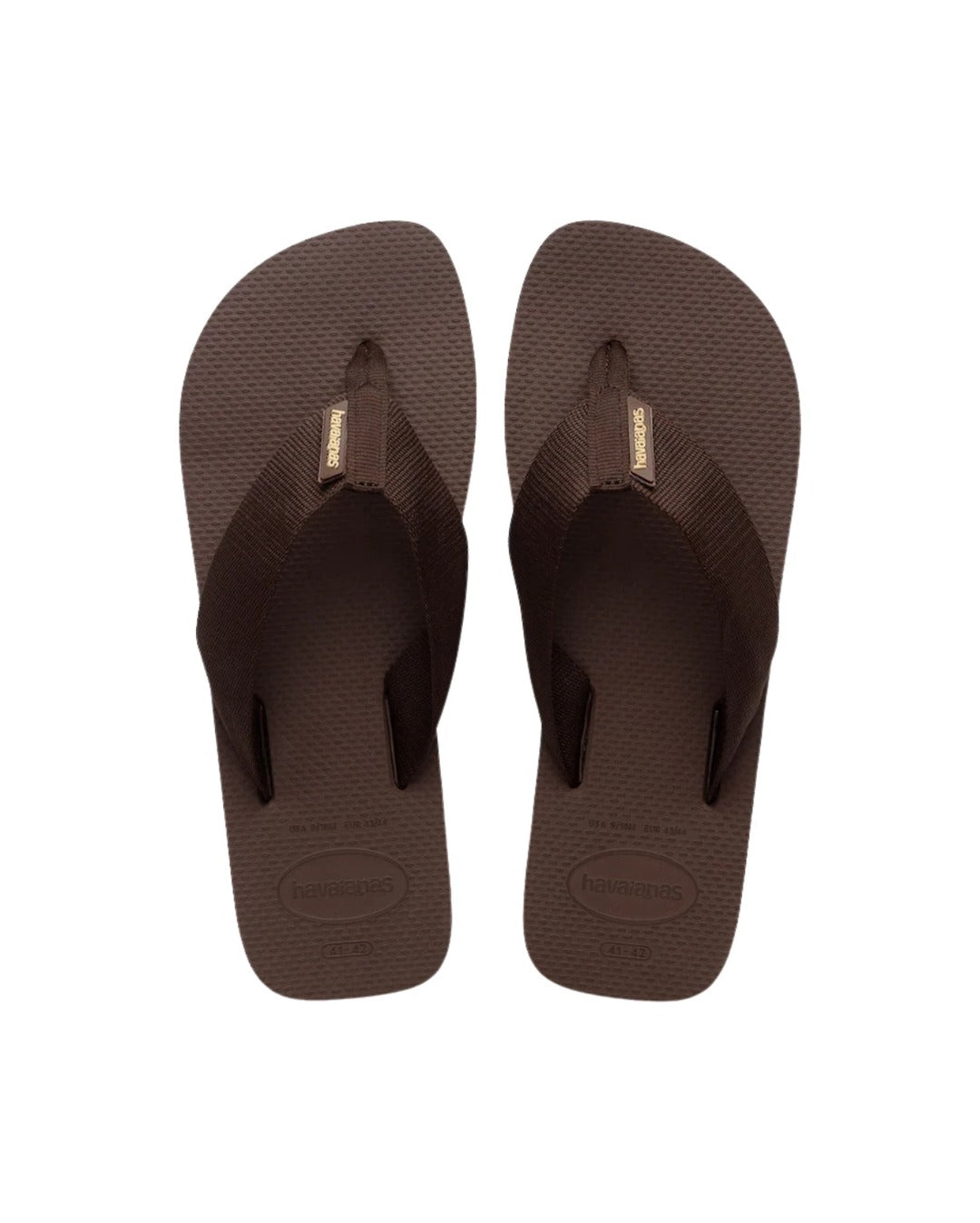 Urban Basic Fabric Jandals - Brown - Havaianas