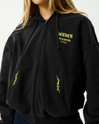 Heaven - Boxy Zip Hood - Stone Black - Afends