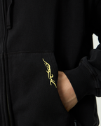 Heaven - Boxy Zip Hood - Stone Black - Afends