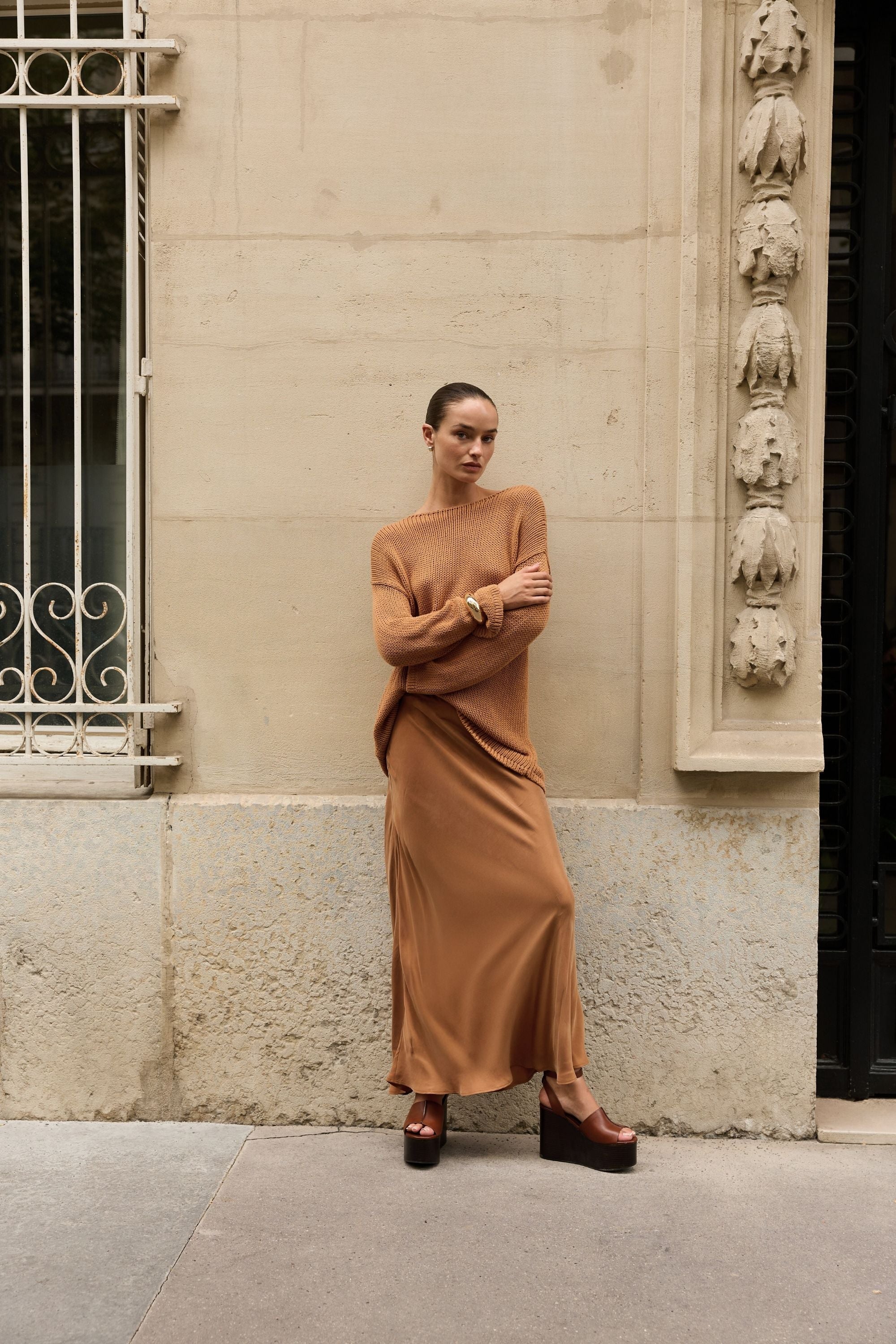 Heidi Maxi Skirt - Toffee - Summi Summi