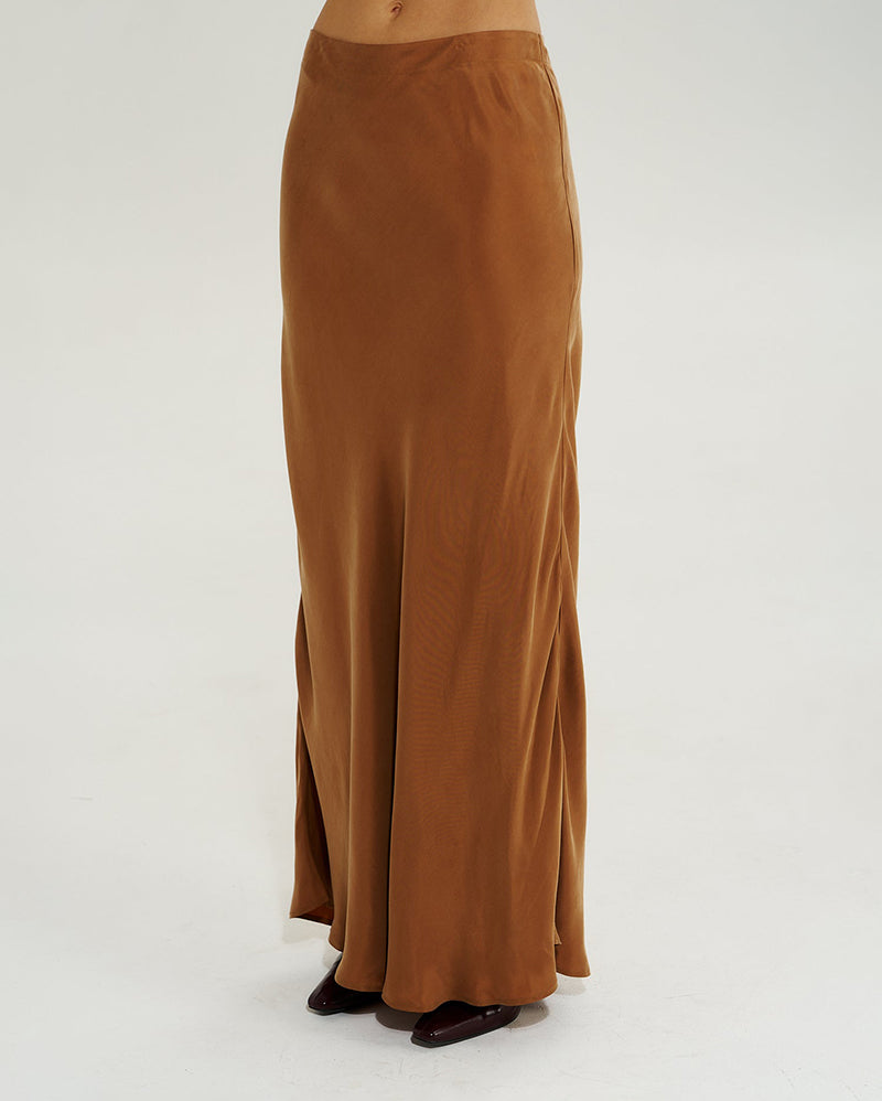 Heidi Maxi Skirt - Toffee - Summi Summi
