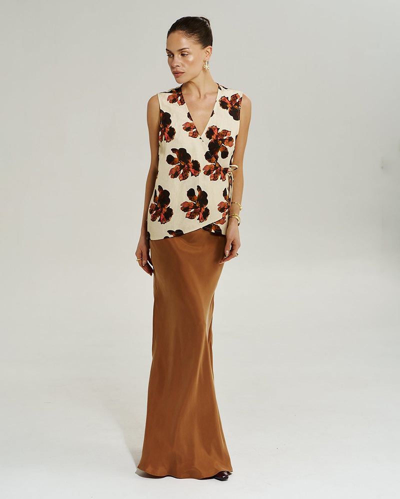 Heidi Maxi Skirt - Toffee - Summi Summi