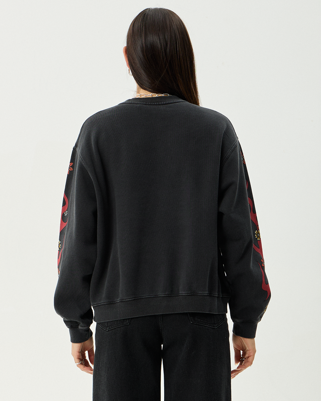Hellcat - Recycled Crew Neck - Stone Black - Afends