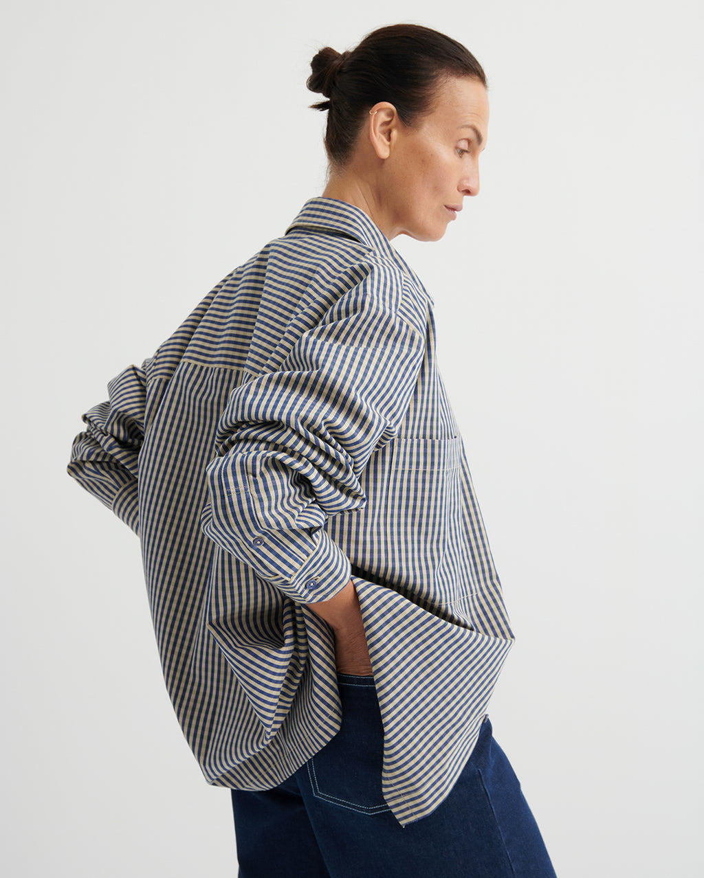 Henry Shirt - Landscape Check by Kowtow - view 10