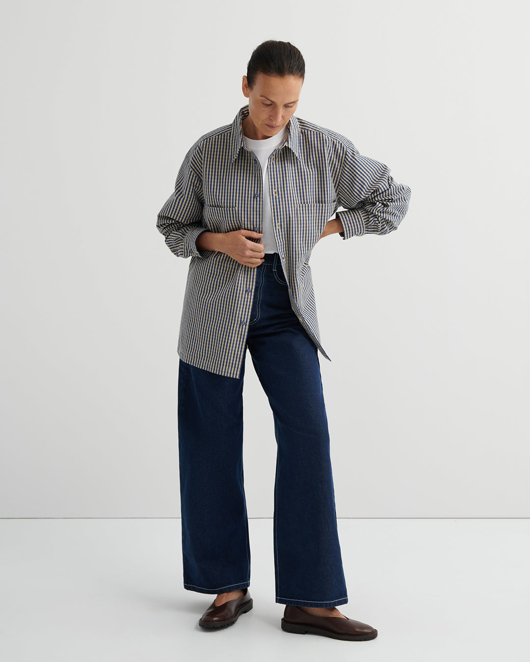 Henry Shirt - Landscape Check by Kowtow - view 9