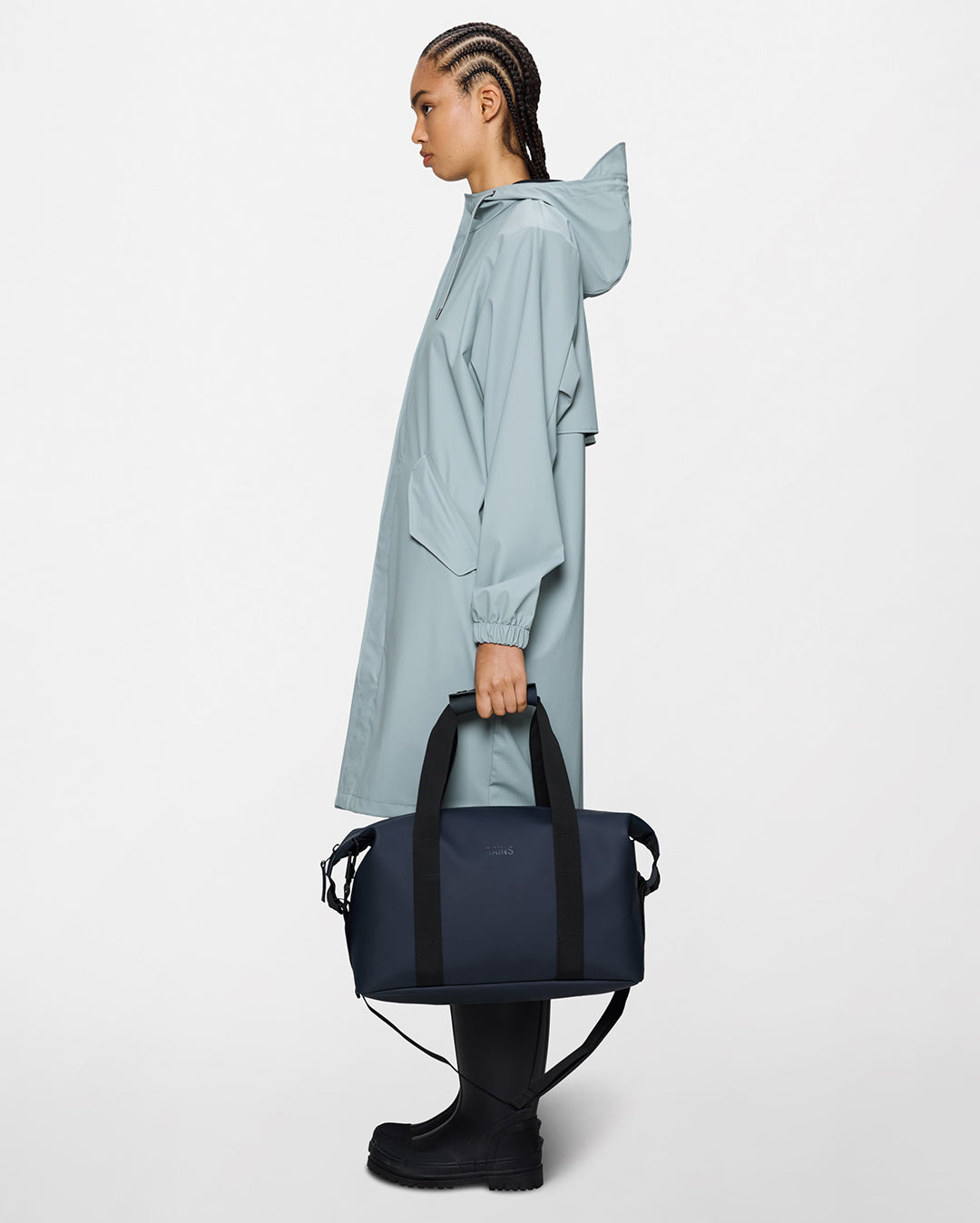 hilo weekend bag rains The design is finished with webbing carry handles Rains Hilo Weekend Bag -