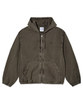 Hooded Nick Jacket - Washed Grey 1