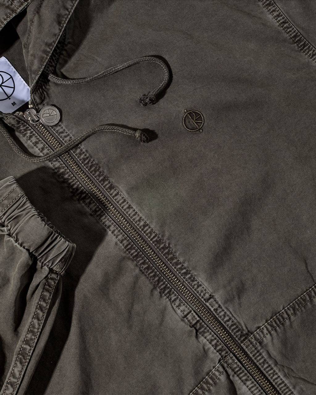 Hooded Nick Jacket - Washed Grey 6