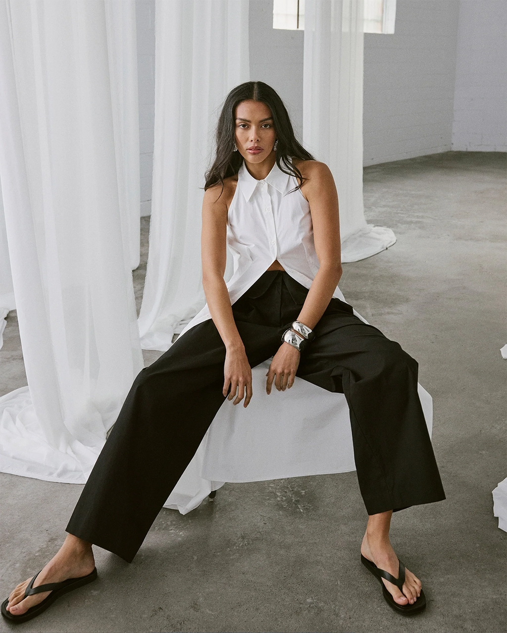 Back To Me Pant - Black by Mossman