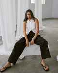 Back To Me Pant - Black by Mossman