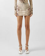 Missy Mini Skirt - Scale Print by By Dyln - view 3