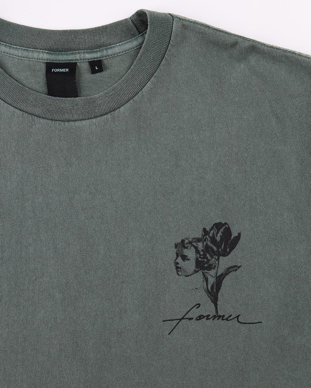 Hush T-Shirt - Washed Pine - Former